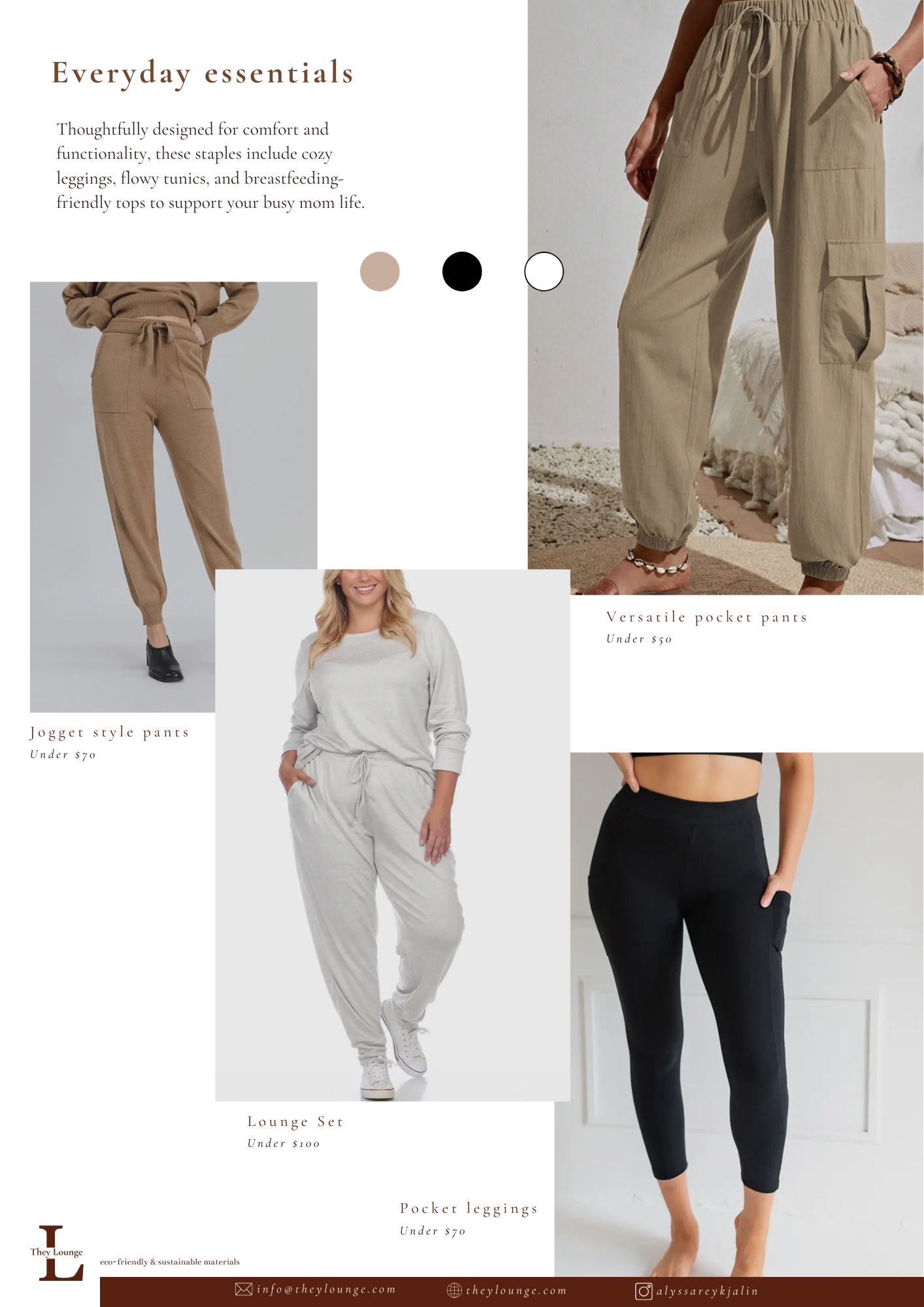 Everyday essentials in neutrals